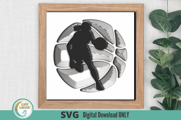 3D Basketball Player Female SVG Review