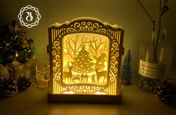 3D SVG Christmas Asset: Pop-Up Santa Review