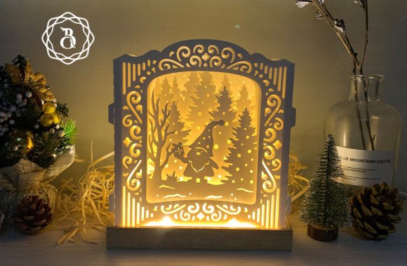 3D SVG Christmas Gnomes: Pop-Up Card Asset Review