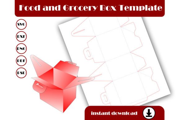 3D SVG Gable Box Template for Gift Boxes