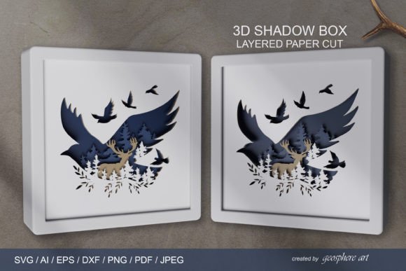 3D SVG Shadow Boxes: Christmas Papercut Review