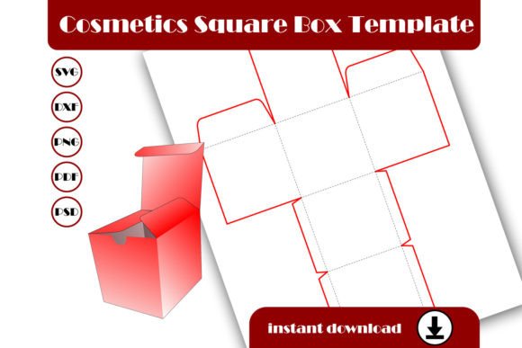 3D SVG Shapes: Cosmetics Cube Box Review