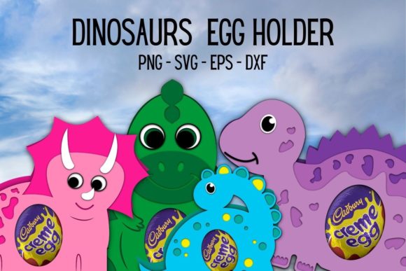 Dinosaurs Egg Holders 3D SVG Shapes Review