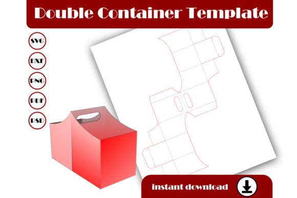 Double Container Template: 3D SVG Shapes Review