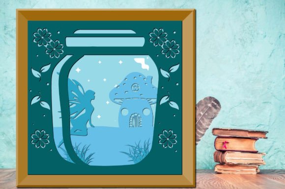 Fairy 3D SVG for Enchanted Shadow Boxes