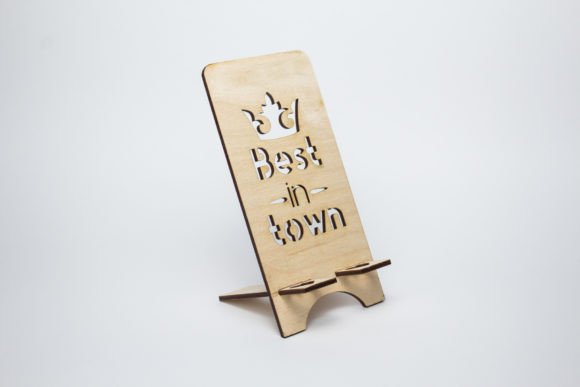 Lasercut Phone Holder: 3D SVG Home Décor Review