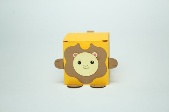 Lion Kids Favor Box: 3D SVG Entertainment Asset Review