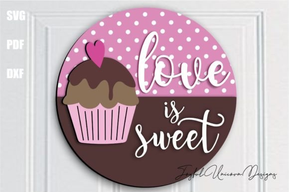 Love is Sweet 3D SVG Shapes for Editorial Design