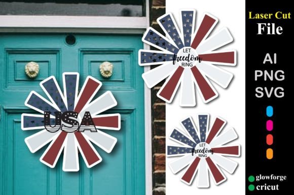 Paper Cut 4th of July Door Hanger Review